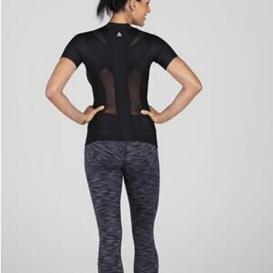 AlignMed Posture Shirt Black V Neck Pullover